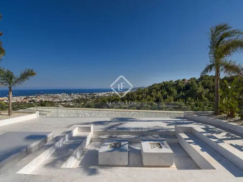 Luxury residence for sale overlooking the Mediterranean Sea with views out to Formentera, 5 minutes from the airport and Ibiza Town centre