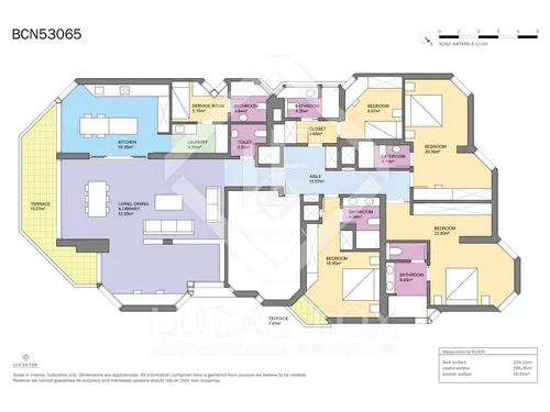 5 Bedrooms Apartment in Doctor Roux