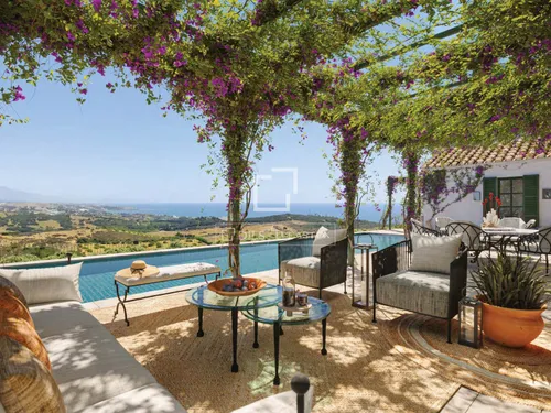Luxury 3-bedroom Andalusian style cortijo for sale in Finca Cortesin Estepona, with breathtaking views