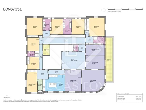 6 Bedrooms Apartment in Via Augusta