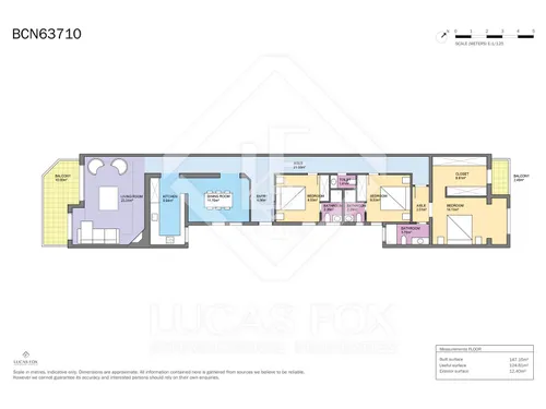 3 Bedrooms Apartment in Enric Granados