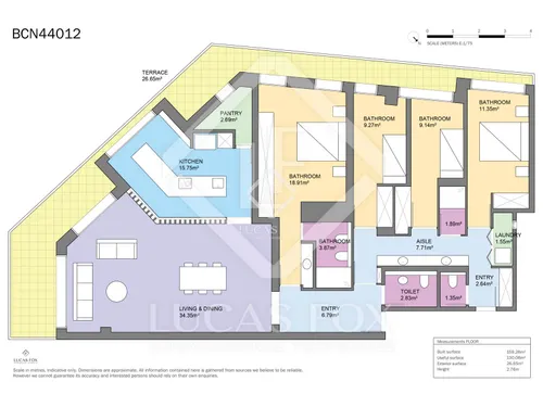 4 Bedrooms Apartment in Plaza Adria
