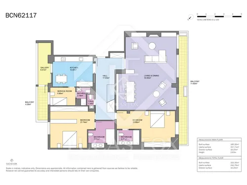 6 Bedrooms Apartment in C/ Santalo