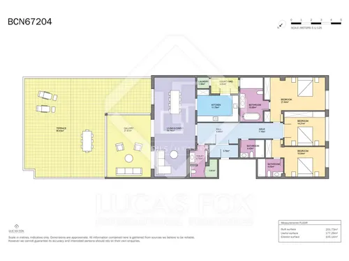 3 Bedrooms Apartment in Paseo Sant Juan