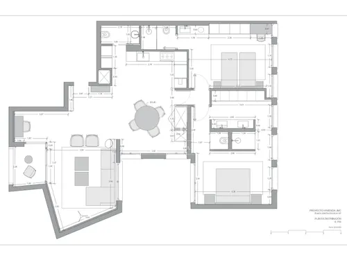 2 Bedrooms Apartment in plaza santa eulalia