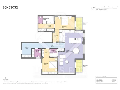 2 Bedrooms Apartment in Pau Casals