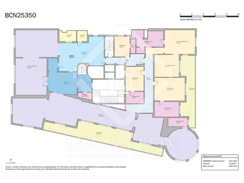 6 Bedrooms Apartment in Via Augusta