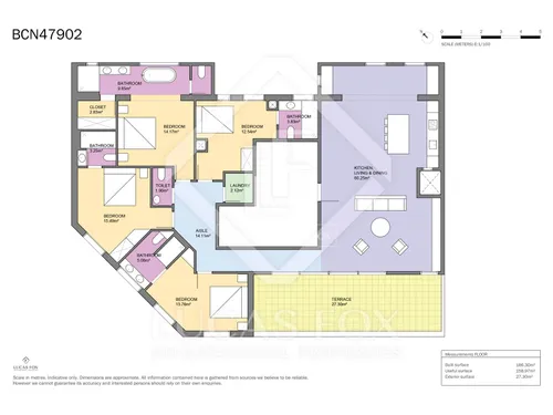 4 Bedrooms Apartment in Passeig de Sant Joan