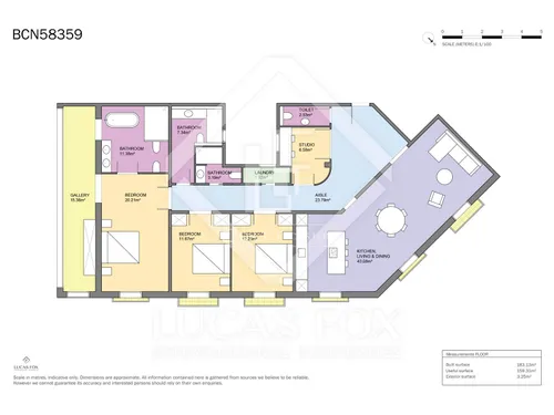 4 Bedrooms Apartment in Gran Via de les Corts Catalanes