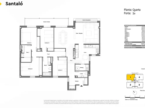 4 Bedrooms Apartment in Santaló