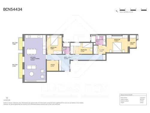 3 Bedrooms Apartment in Valencia