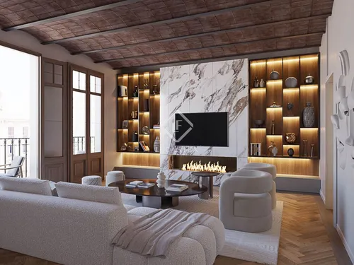 Elegant 3-bedroom apartment with a terrace for sale on Enric Granados