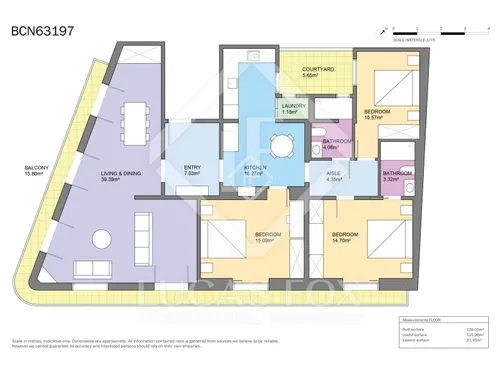 3 Bedrooms Apartment in Les Rambles