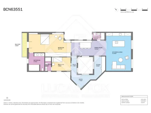 3 Bedrooms Apartment in Ausias Marc