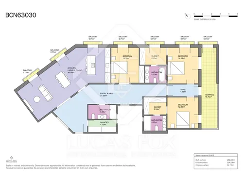 3 Bedrooms Apartment in Gran via