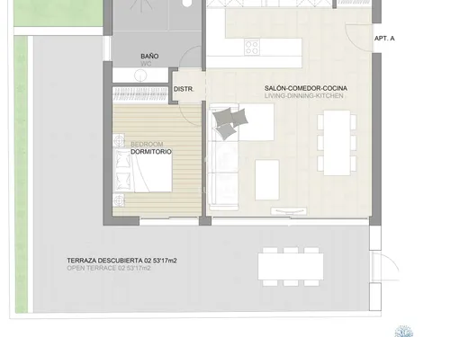 3 Bedrooms Apartment in camilo José Cela