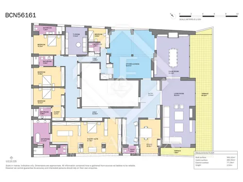 5 Bedrooms Apartment in Johan Sebastian Bach