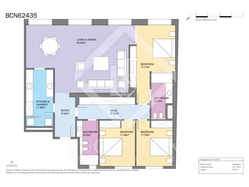 3 Bedrooms Apartment in Rossello
