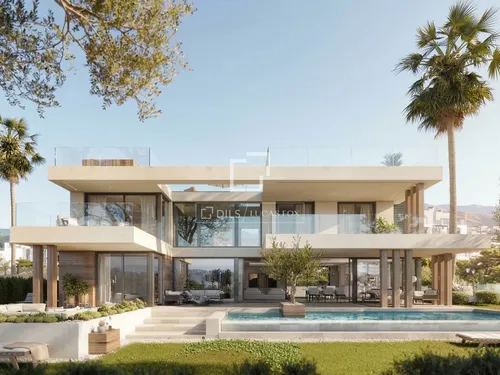 VILLA AZAHAR - Frontline golf contemporary home with southwest orientation, open views and outdoor living on the Costa del Sol