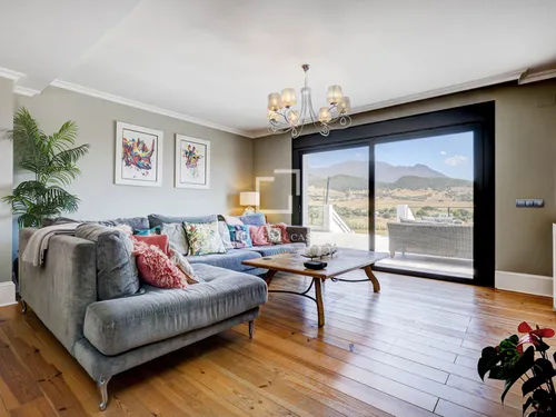 Contemporary villa in Casares with privacy, open views and wellness area, a short distance from Finca Cortesin and the coast