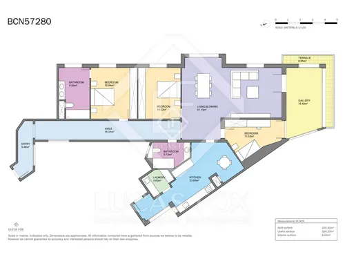 3 Bedrooms Apartment in Diagonal