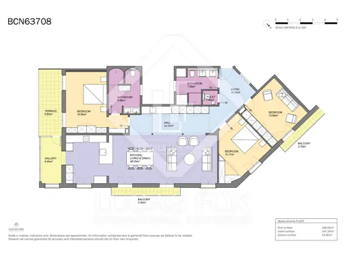 3 Bedrooms Apartment in Gran via