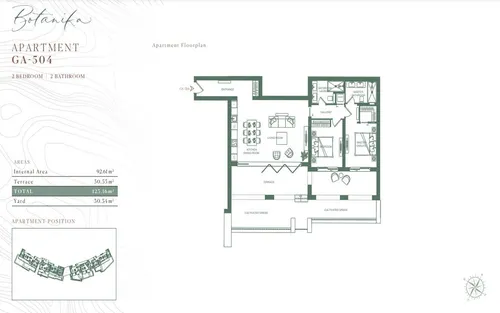 2 Bedrooms Apartment in Lustica
