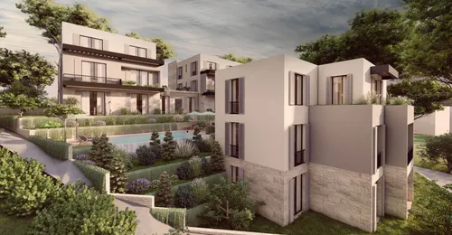 Studio apartments with Boka Bay views in Minder Bay