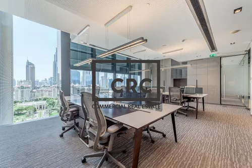 LUXURY OFFICE | 3 PARKING | BURJ KHALIFA VIEWS