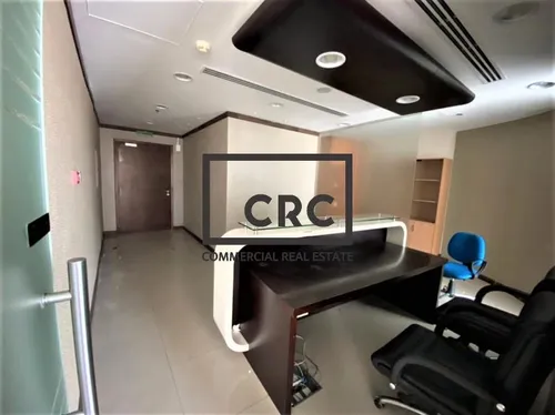 FITTED OFFICE WITH SEA VIEW | TECOM FZ | CABINS