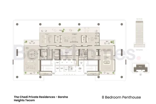 8 Bedrooms Penthouse in The Chedi Private Residences