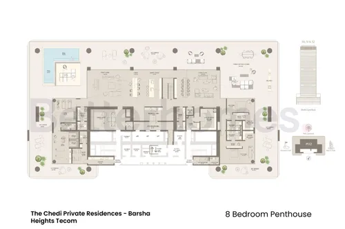 8 Bedrooms Penthouse in The Chedi Private Residences