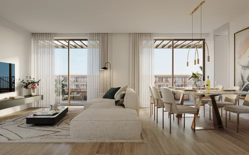 T3 Rooftop Apartment with balcony and parking