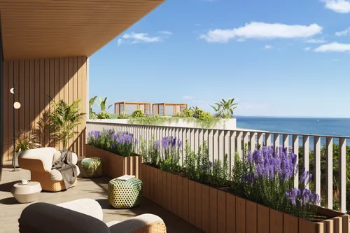 T4 penthouse with terrace, pool and solarium in Carcavelos