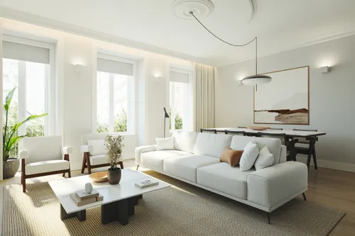 Bright Two-Bedroom apartment with balcony near Marquês de Pombal, Lisbon