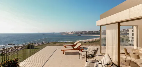T2 apartment with balcony, parking in Canidelo, Porto