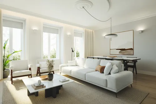 Two bedroom apartment with balcony in Lisbon