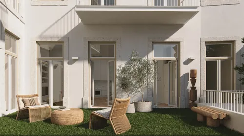 Two bedroom apartment with garden in Príncipe Real