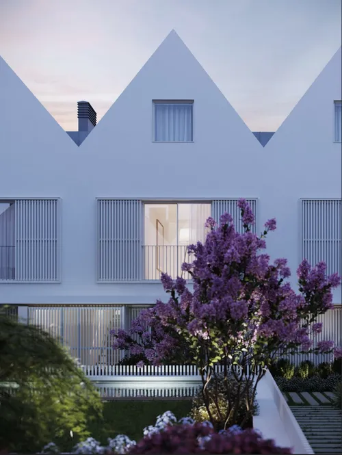 Four bedroom duplex apartment with garden in a private condominium in Lisbon