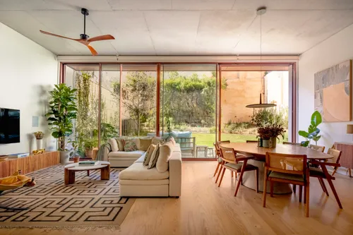 Stunning four-bedroom duplex apartment with private garden and pool, in trendy Marvila