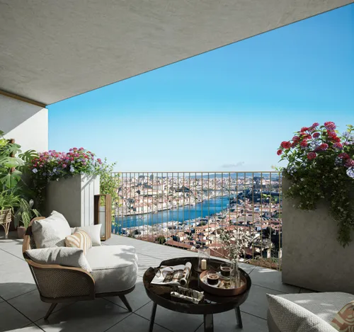 T4 apartment with balcony, parking and pool