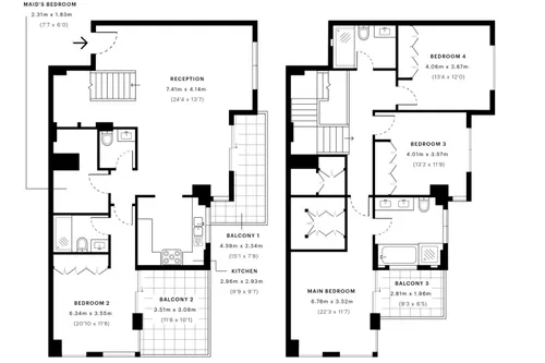 4 Bedrooms Townhouse in Jenna Main Square 1