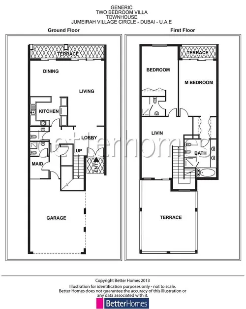 2 Bedrooms Townhouse in Nakheel Townhouses