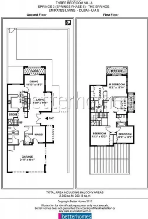 3 Bedrooms Villa in Springs 4