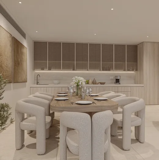 Jumeirah Villa ROOF TOP DINING AREA