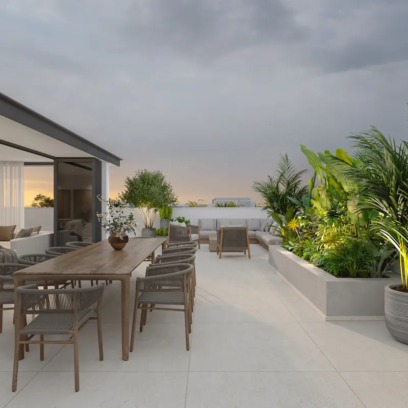 Jumeirah Villa ROOF Top View