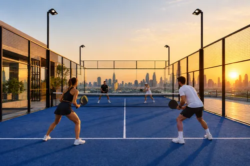 Premium Rooftop Padel Facility for Sale